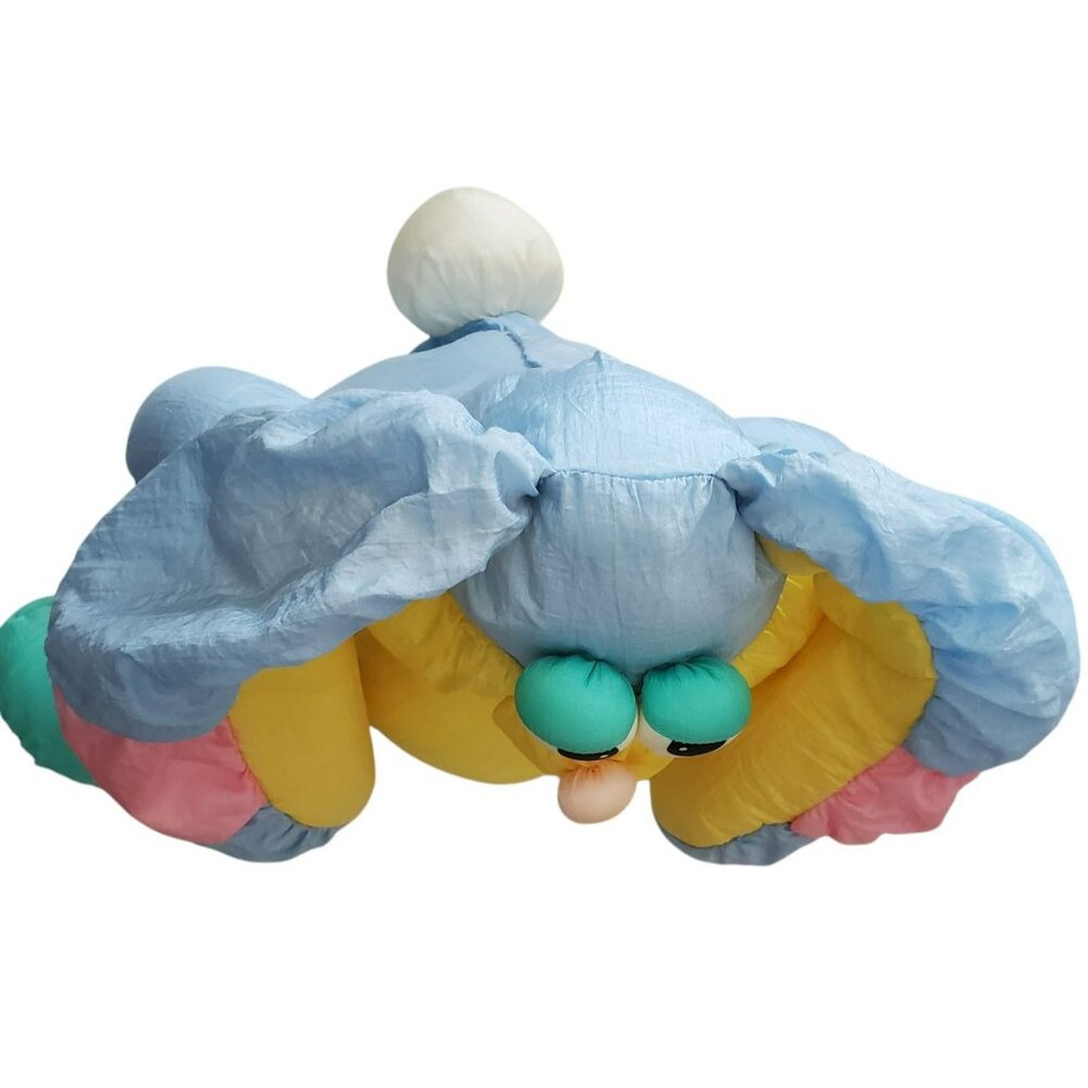VTG Bunny Soft Dreams Pastel Puffy Parachute Easter Rabbit Nylon Stuffed Animal - Picture 9 of 12